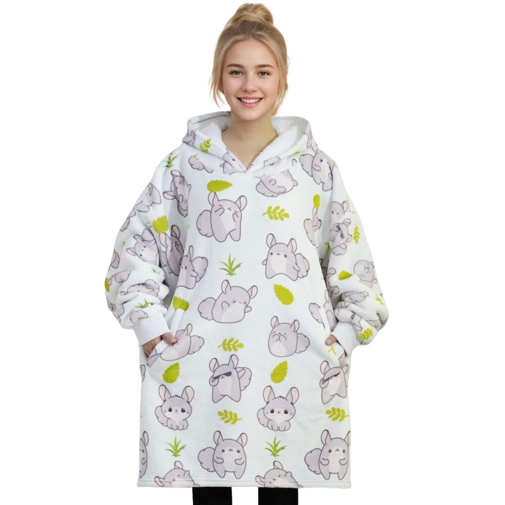 1133 Chinchilla Gifts , Blanket Hoodie Gifts for Chinchilla Lovers on